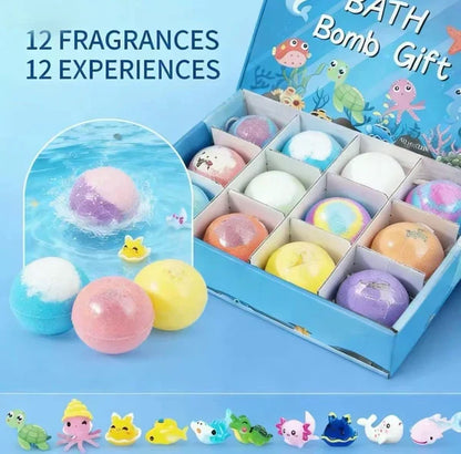 12-Piece Surprise Toy Bath Bomb Set
