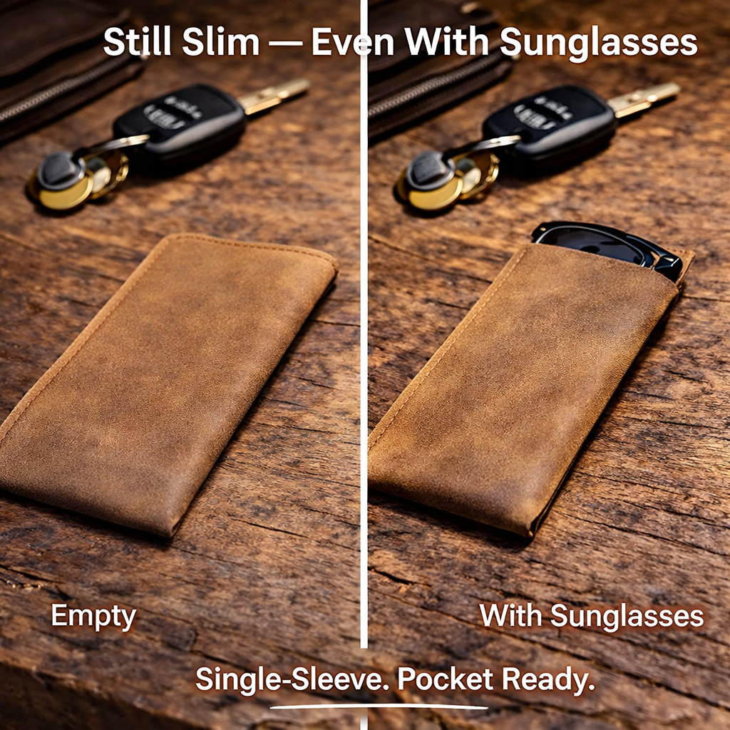 🕶A Handcrafted Sunglasses Pouch — Built Like It Used To Be