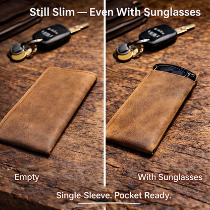 🕶A Handcrafted Sunglasses Pouch — Built Like It Used To Be