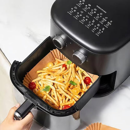 100Pcs Parchment Paper Air Fryer Paper Liners