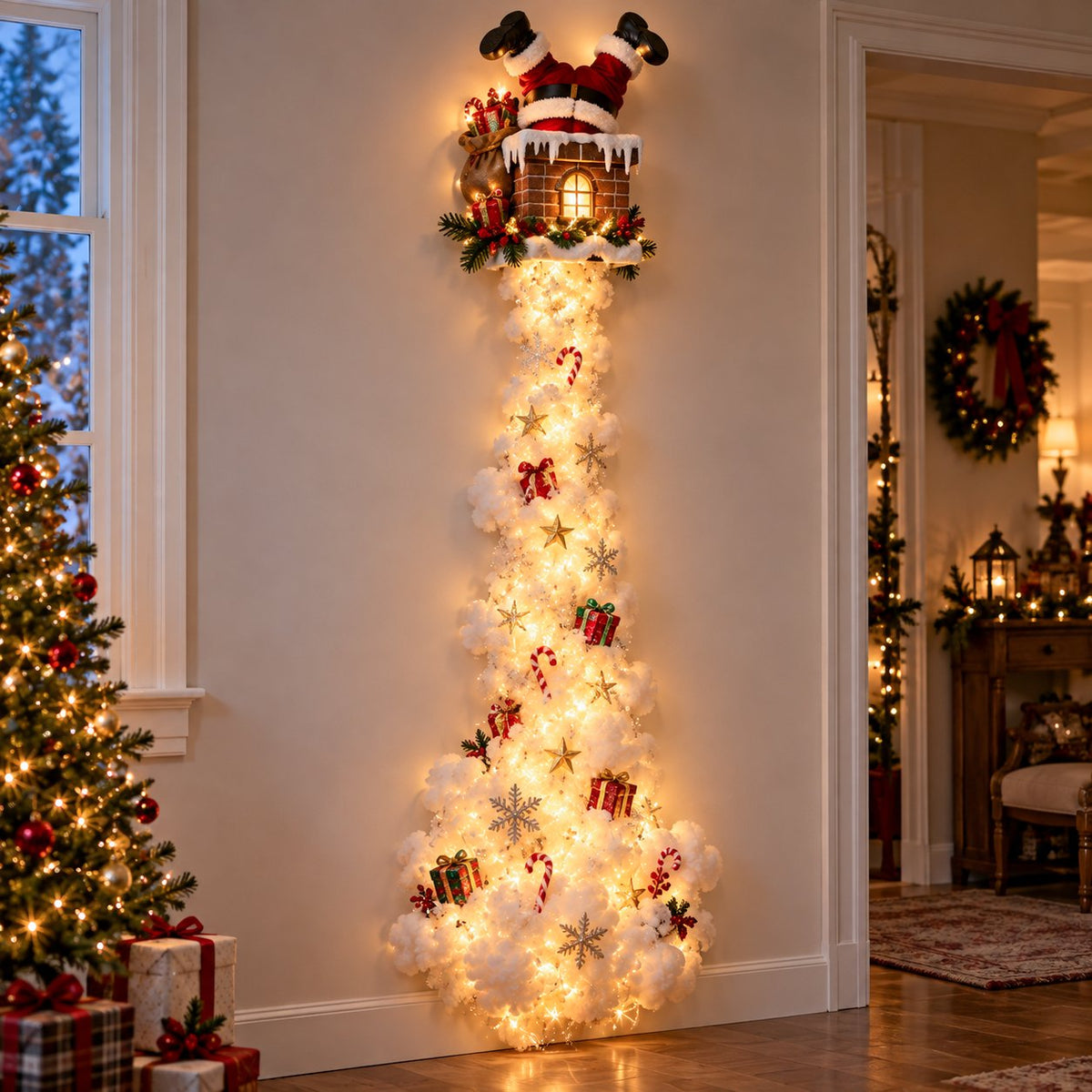 Christmas Magic Trail Wall Light design options