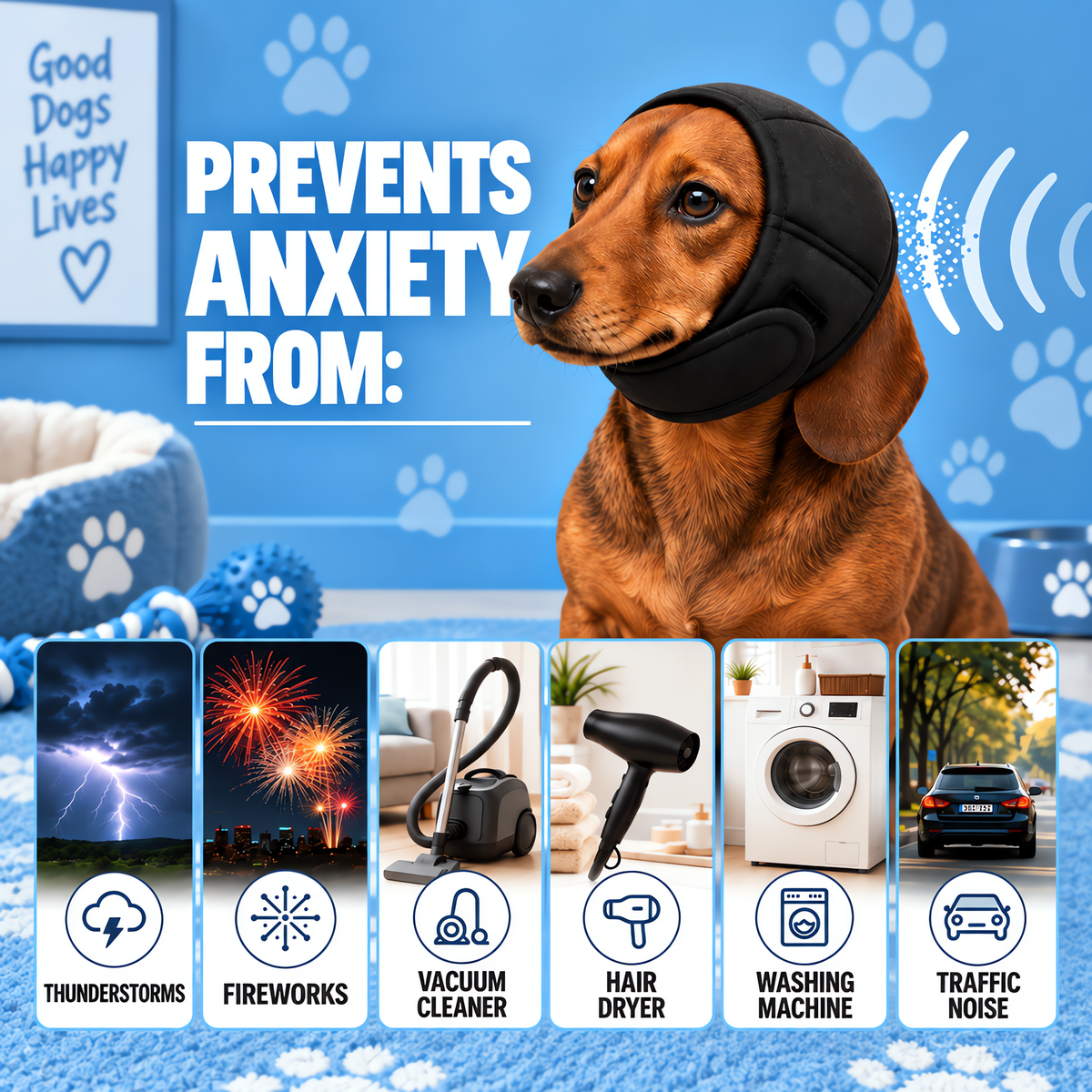 Dog Anxiety EarMuffs