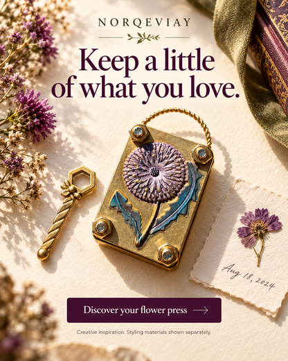 Mini Flower Press | Small Portable Pocket Press