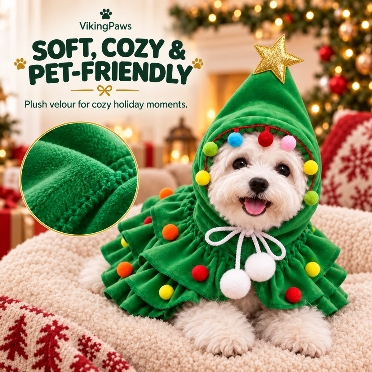 🎁 2026LIMITED-TIME CHRISTMAS SALE 50% OFF!— Christmas Tree Pet Costumeshu|Christmas Is for Pets Too! 🐾 (Copy)