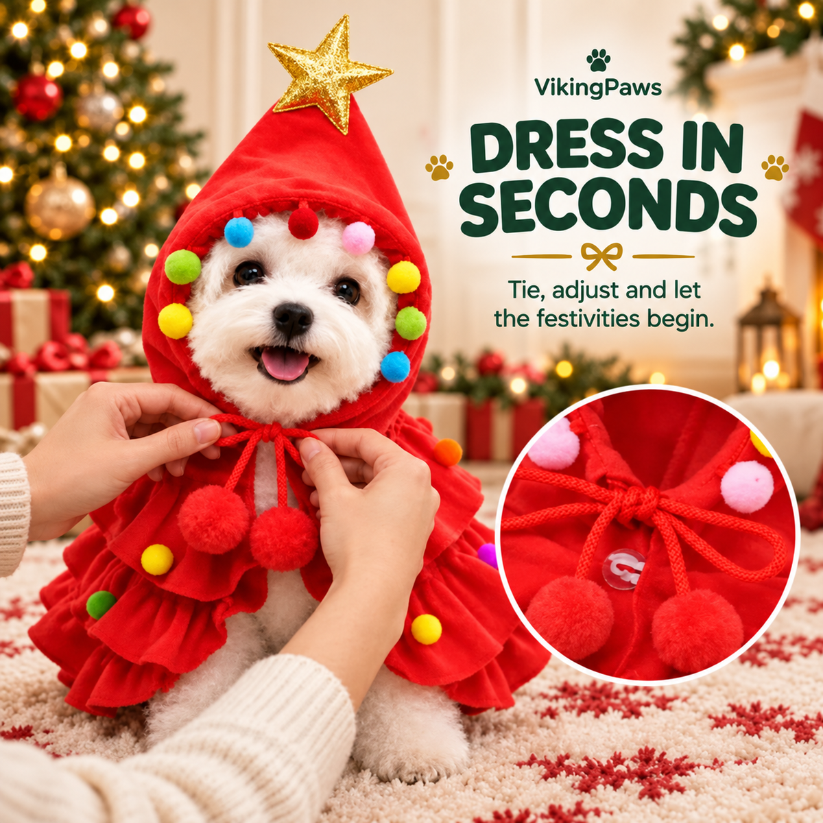 🎁 2026LIMITED-TIME CHRISTMAS SALE 50% OFF!— Christmas Tree Pet Costumeshu|Christmas Is for Pets Too! 🐾 (Copy)