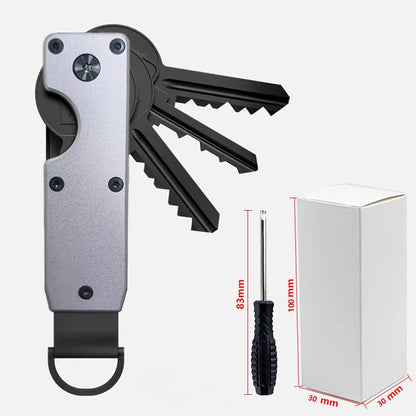 Metal Key Organizer — No More Bulky, Noisy Keys