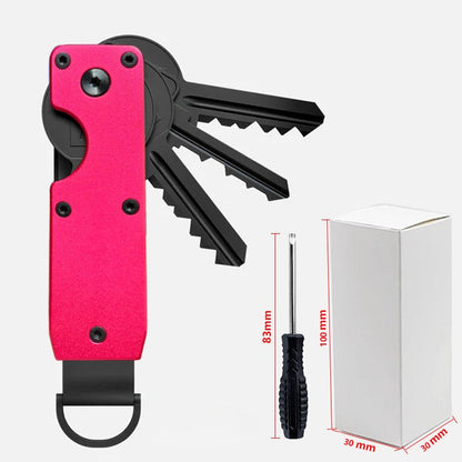 Metal Key Organizer — No More Bulky, Noisy Keys